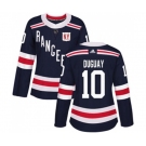 Women Adidas New York Rangers #10 Ron Duguay Authentic Navy Blue 2018 Winter Classic NHL Jersey