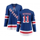 Women New York Rangers #11 Mark Messier Fanatics Branded Royal Blue Home Breakaway NHL Jersey