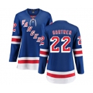 Women New York Rangers #22 Mike Gartner Fanatics Branded Royal Blue Home Breakaway NHL Jersey