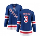 Women New York Rangers #3 James Patrick Fanatics Branded Royal Blue Home Breakaway NHL Jersey