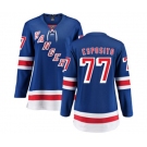 Women New York Rangers #77 Phil Esposito Fanatics Branded Royal Blue Home Breakaway NHL Jersey