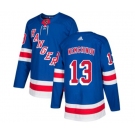 Youth Adidas New York Rangers #13 Sergei Nemchinov Authentic Royal Blue Home NHL Jersey