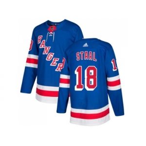 Youth Adidas New York Rangers #18 Marc Staal Royal Blue Home Authentic Stitched NHL Jersey