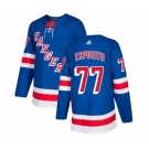 Youth Adidas New York Rangers #77 Phil Esposito Authentic Royal Blue Home NHL Jersey