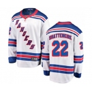 Youth New York Rangers #22 Kevin Shattenkirk Fanatics Branded White Away Breakaway NHL Jersey