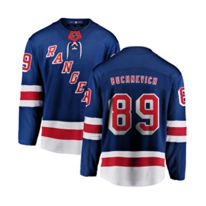 Youth New York Rangers #89 Pavel Buchnevich Fanatics Branded Royal Blue Home Breakaway NHL Jersey