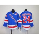 youth nhl jerseys new york rangers #24 callahan lt.blue