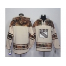 Men's New York Rangers Blank Cream Camo Stitched NHL Jersey