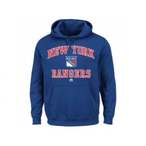 New York Rangers Majestic Royal Blue Heart & Soul Hoodie