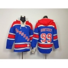 nhl jerseys new york rangers #99 gretzky blue[pullover hooded sweatshirt]