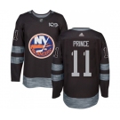 Adidas New York Islanders #11 Shane Prince Authentic Black 1917-2017 100th Anniversary NHL Jersey