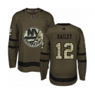 Adidas New York Islanders #12 Josh Bailey Authentic Green Salute to Service NHL Jersey