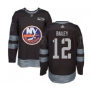 Adidas New York Islanders #12 Josh Bailey Premier Black 1917-2017 100th Anniversary NHL Jersey