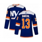 Adidas New York Islanders #13 Mathew Barzal Authentic Blue Alternate NHL Jersey