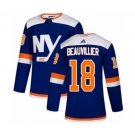 Adidas New York Islanders #18 Anthony Beauvillier Authentic Blue Alternate NHL Jersey