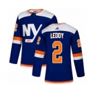 Adidas New York Islanders #2 Nick Leddy Authentic Blue Alternate NHL Jersey