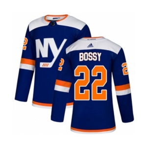 Adidas New York Islanders #22 Mike Bossy Authentic Blue Alternate NHL Jersey