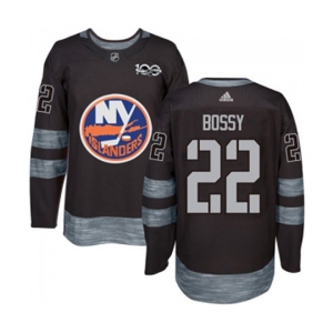 Adidas New York Islanders #22 Mike Bossy Premier Black 1917-2017 100th Anniversary NHL Jersey