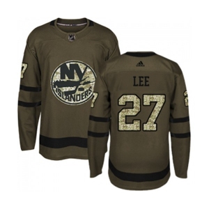 Adidas New York Islanders #27 Anders Lee Premier Green Salute to Service NHL Jersey