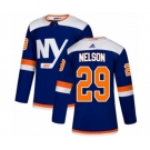 Adidas New York Islanders #29 Brock Nelson Authentic Blue Alternate NHL Jersey