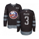 Adidas New York Islanders #3 Adam Pelech Authentic Black 1917-2017 100th Anniversary NHL Jersey