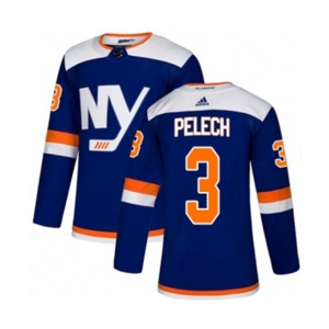 Adidas New York Islanders #3 Adam Pelech Premier Blue Alternate NHL Jersey