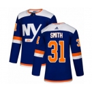 Adidas New York Islanders #31 Billy Smith Authentic Blue Alternate NHL Jersey