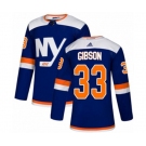 Adidas New York Islanders #33 Christopher Gibson Authentic Blue Alternate NHL Jersey