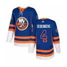 Adidas New York Islanders #4 Dennis Seidenberg Authentic Royal Blue Drift Fashion NHL Jersey