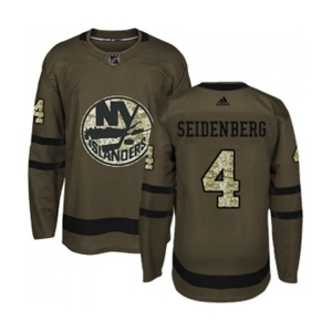 Adidas New York Islanders #4 Dennis Seidenberg Premier Green Salute to Service NHL Jersey