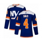 Adidas New York Islanders #4 Robin Salo Authentic Blue Alternate NHL Jersey