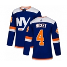 Adidas New York Islanders #4 Thomas Hickey Premier Blue Alternate NHL Jersey