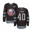 Adidas New York Islanders #40 Robin Lehner Authentic Black 1917-2017 100th Anniversary NHL Jersey