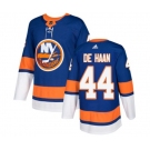 Adidas New York Islanders #44 Calvin de Haan Premier Royal Blue Home NHL Jersey