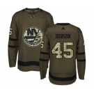 Adidas New York Islanders #45 Noah Dobson Authentic Green Salute to Service NHL Jersey