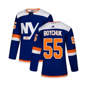 Adidas New York Islanders #55 Johnny Boychuk Authentic Blue Alternate NHL Jersey