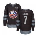 Adidas New York Islanders #7 Jordan Eberle Premier Black 1917-2017 100th Anniversary NHL Jersey