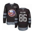 Adidas New York Islanders #86 Nikolay Kulemin Premier Black 1917-2017 100th Anniversary NHL Jersey