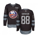 Adidas New York Islanders #88 Brandon Davidson Authentic Black 1917-2017 100th Anniversary NHL Jersey