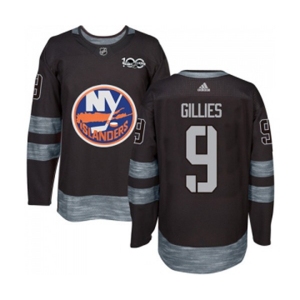 Adidas New York Islanders #9 Clark Gillies Premier Black 1917-2017 100th Anniversary NHL Jersey