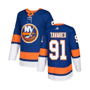 Adidas New York Islanders #91 John Tavares Premier Royal Blue Home NHL Jersey