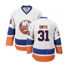 CCM New York Islanders #31 Billy Smith Authentic White Throwback NHL Jersey