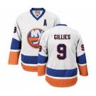 CCM New York Islanders #9 Clark Gillies Authentic White Throwback NHL Jersey