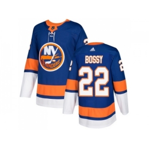 Men Adidas New York Islanders #22 Mike Bossy Royal Blue Home Authentic Stitched NHL Jerse