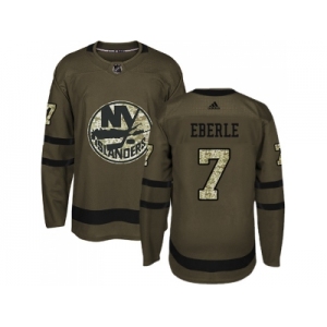 Men Adidas New York Islanders #7 Jordan Eberle Green Salute to Service Stitched NHL Jersey