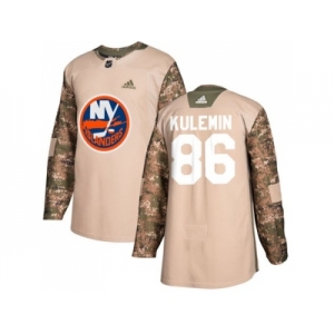 Men Adidas New York Islanders #86 Nikolay Kulemin Camo Authentic 2017 Veterans Day Stitched NHL Jersey
