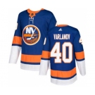 Men's Islanders #40 Semyon Varlamov Royal Blue Home Authentic Stitched Hockey Jersey