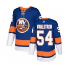 Men's Islanders #54 Oliver Wahlstrom Royal Blue Home Authentic Stitched Hockey Jersey