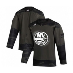 Men's New York Islanders 2019 Veterans Day Authentic Practice Hockey Jersey Camo