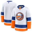 Men's New York Islanders Blank White 2024-25 Away Stitched Hockey Jersey
